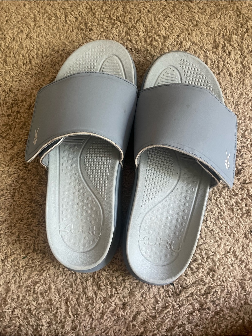 Kuru Light Blue Slide Sandals